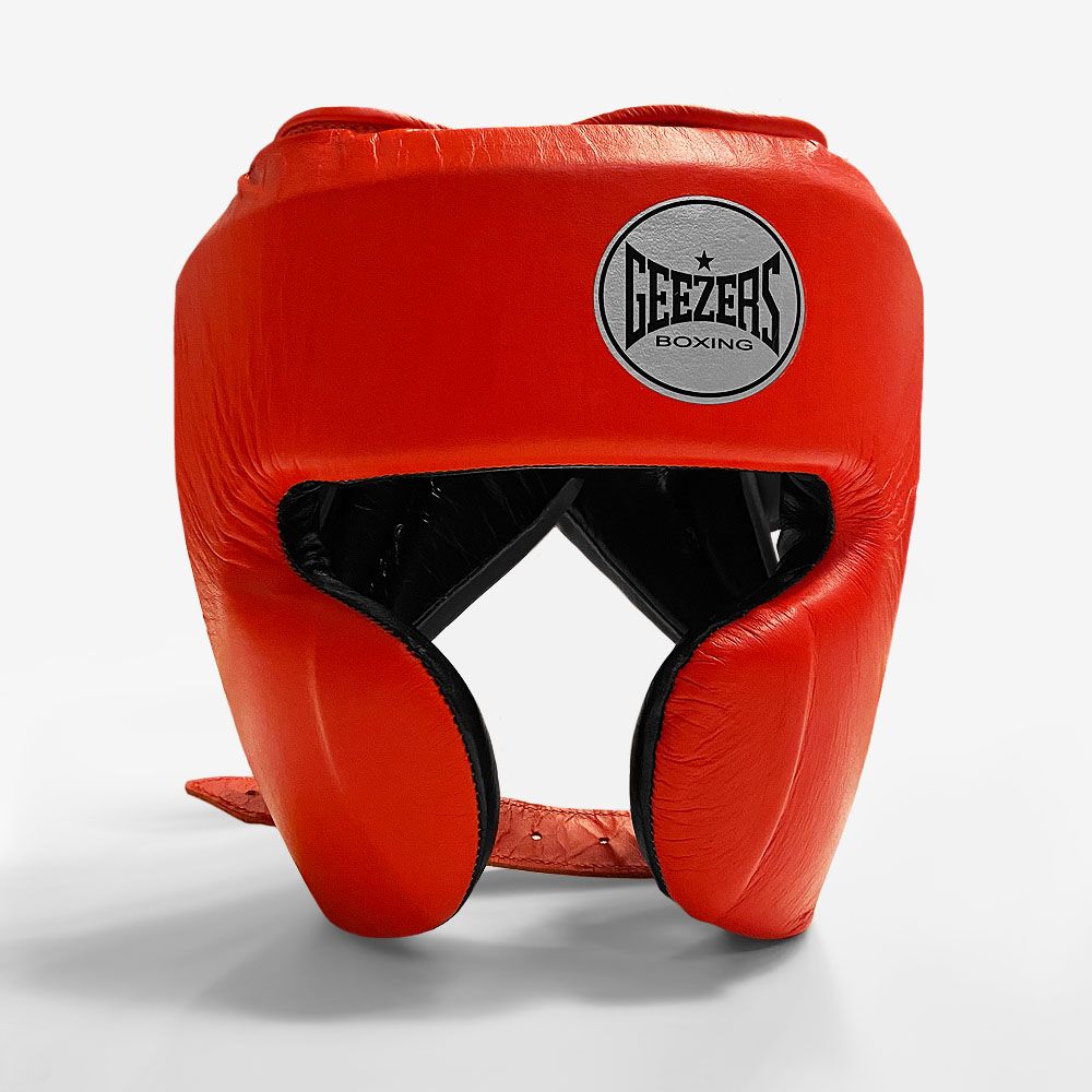 Geezers Elite Pro Headguard 2.0 - Spark Red