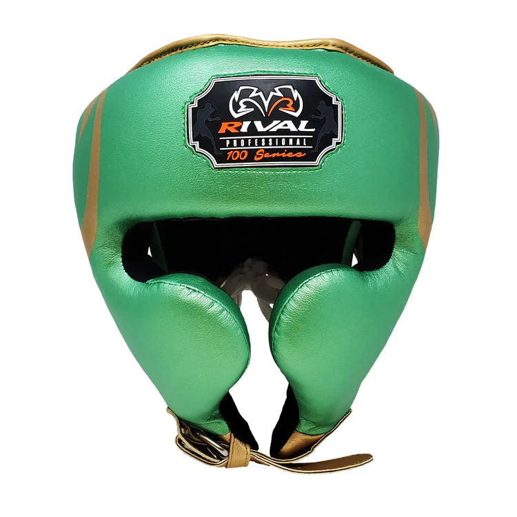 Rival RHG100 Professional Headgear - Green & Gold