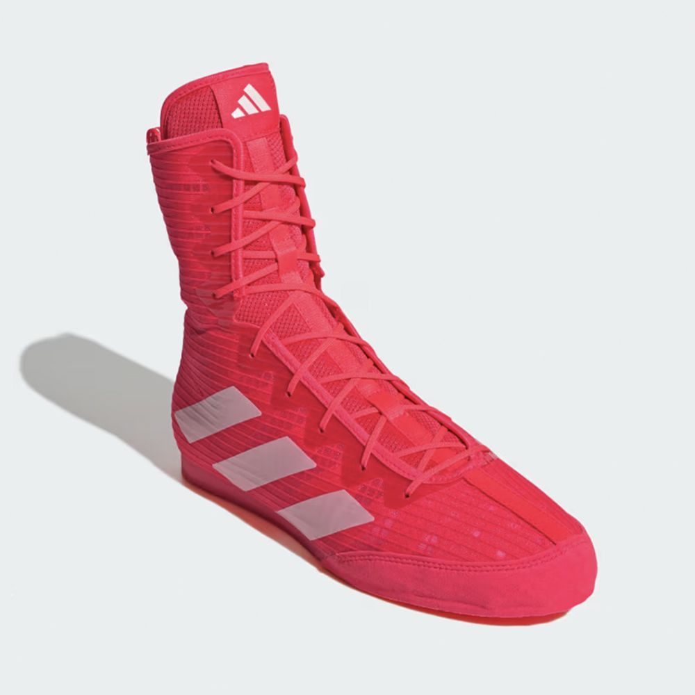 Adidas Box Hog 4 Boxing Boots - Lucid Red