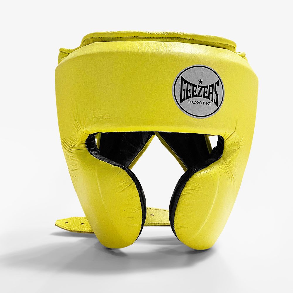 Geezers Elite Pro Headguard 2.0 Pop Yellow
