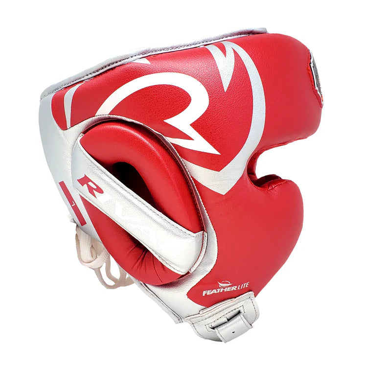 Rival RHG100 Professional Headgear - Red & Silver
