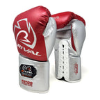 Rival RS100 Professional Sparring Gloves - Red & Silver