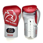 Rival RS100 Professional Sparring Gloves - Red & Silver