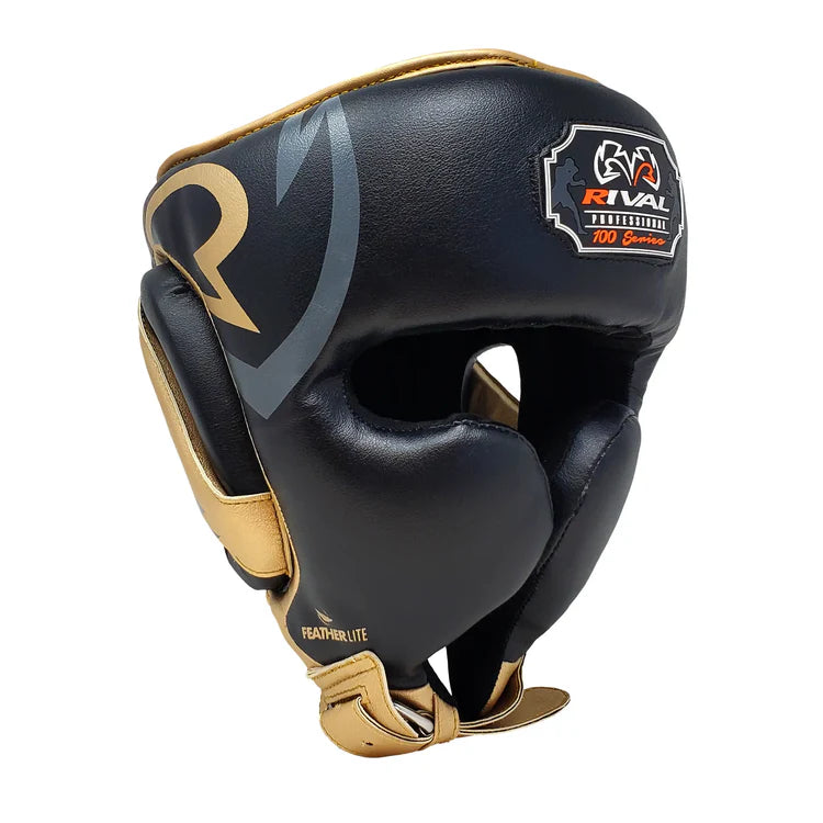 Rival RHG100 Professional Headgear - Black & Gold
