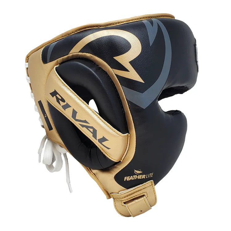 Rival RHG100 Professional Headgear - Black & Gold