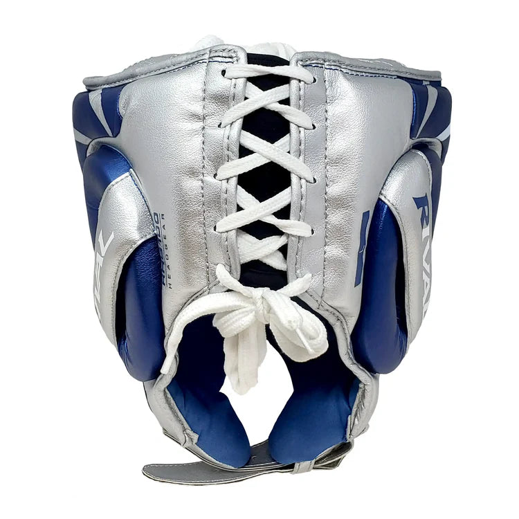 Rival RHG100 Professional Headgear - Blue & Silver