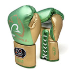 Rival RS100 Professional Sparring Gloves - Green & Gold