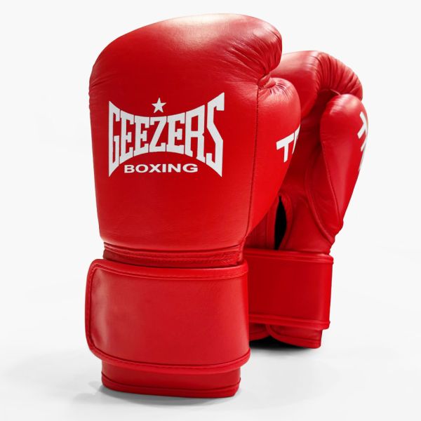 Geezers Leather TRG Training Glove - Red