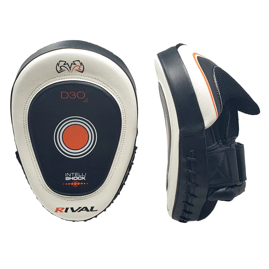 Rival RPM10 Intelli-Shock Punch Mitts - White