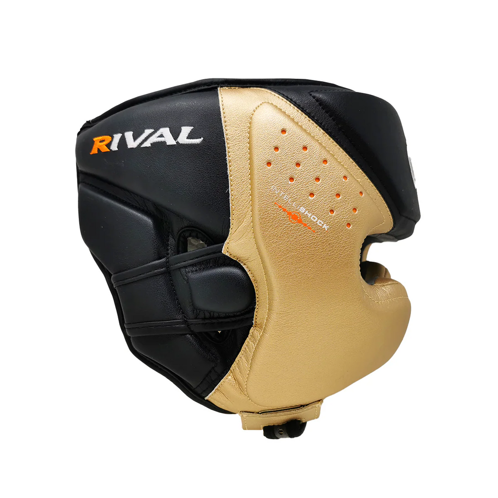 Rival RHG10 Intelli-Shock Headgear - Black&Gold